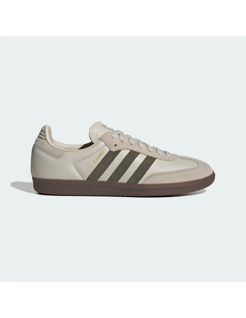 adidas Samba OG Aluminum Dark Khaki JR0893 MBS