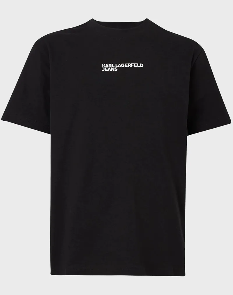 KARL LAGERFELD JEANS KLJ REG SS LETTERS TEE B1M17067-999 Black