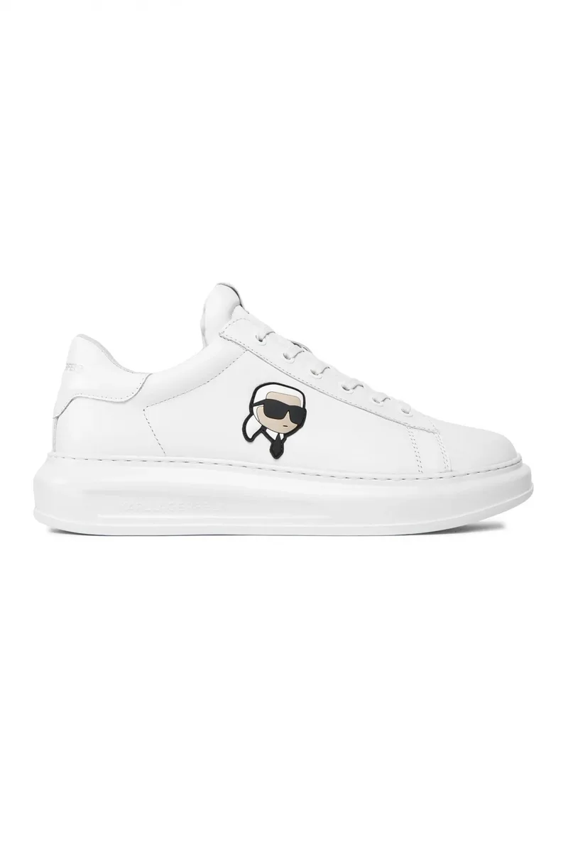 KARL LAGERFELD ΠΑΠΟΥΤΣΙΑ SNEAKERS KAPRI MENS KARL LACE ΛΕΥΚΟ