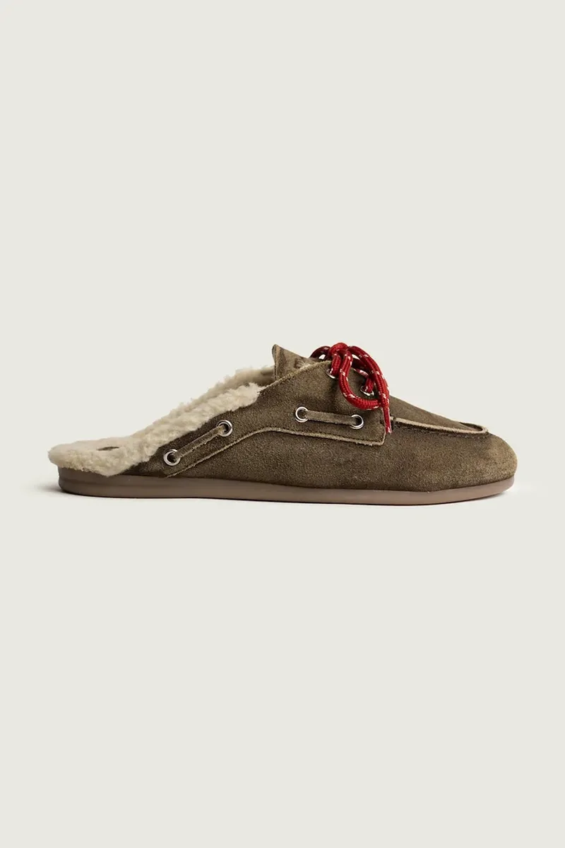 Posa παντόφλες Γυναικεία σουέτ Boat Loafer Mule
