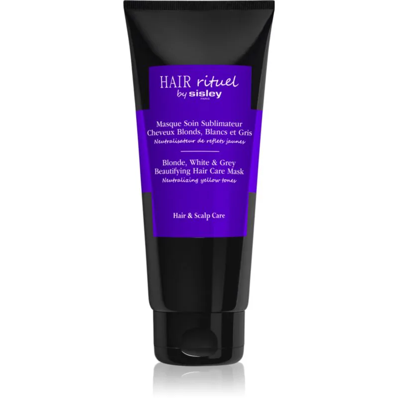 Hair Rituel by Sisley Blonde, White & Grey Beautifying Hair Care Mask μάσκα μαλλιών εξουδετέρωση των πορτοκαλί αποχρώσεων 200 ml