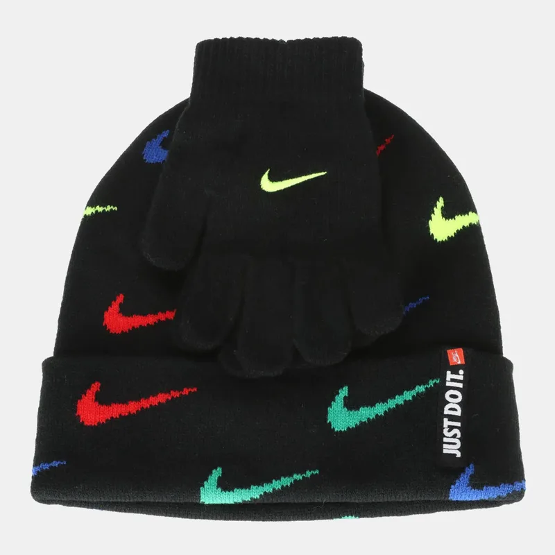 Nike Swoosh Repeat Beanie Set (9000245366_82684)