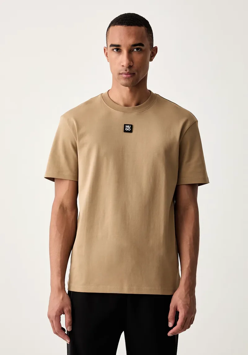 HUGO Κοντομάνικη T-shirt Dalile - 50505201 928 Μπεζ