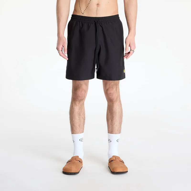 Μαγιό Carhartt WIP Chase Swim Trunks Black/ Χρυσό S