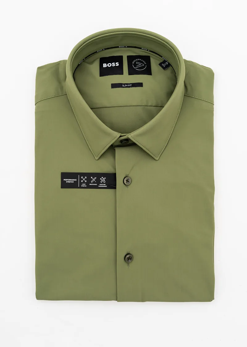 BOSS Πουκάμισο της σειράς P Hank - 50503554 374 Open Green