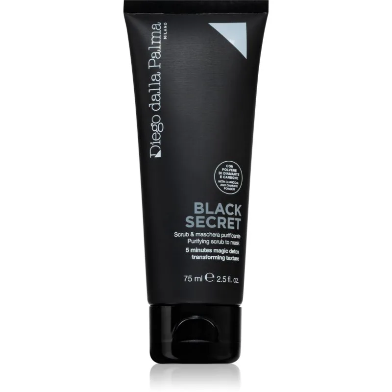 Diego dalla Palma Black Secret Purifying Scrub To Mask αποτοξινωτική και καθαριστική μάσκα 75 ml