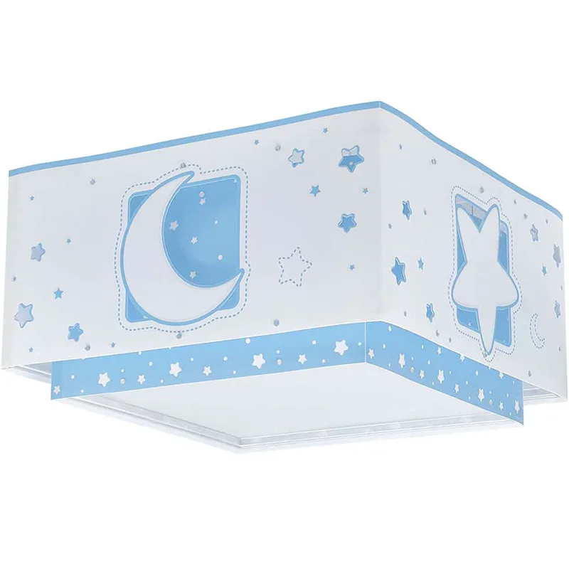 Παιδικό Φωτιστικό Πλαφονιέρα Ango 63236T Moonlight Blue