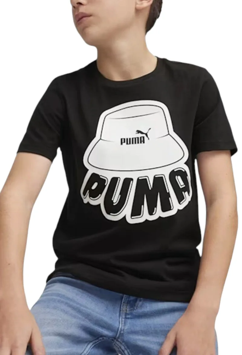 Μπλούζα Κοντομάνικη Puma Ess+ Mid 90s Graphic 679720-01 Αγόρι