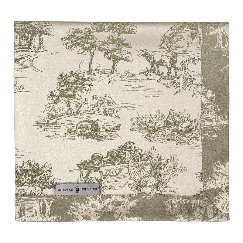 Τραπεζομάντηλο Greenwich Polo Club 3015 Olive-Ecru 170x300