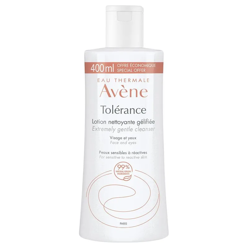 Avene Tolerance Extremely Gentle Cleanser Lotion Λοσιόν Καθαρισμού σε Μορφή Γέλης για Ευαίσθητο & Αντιδραστικό Δέρμα 400ml