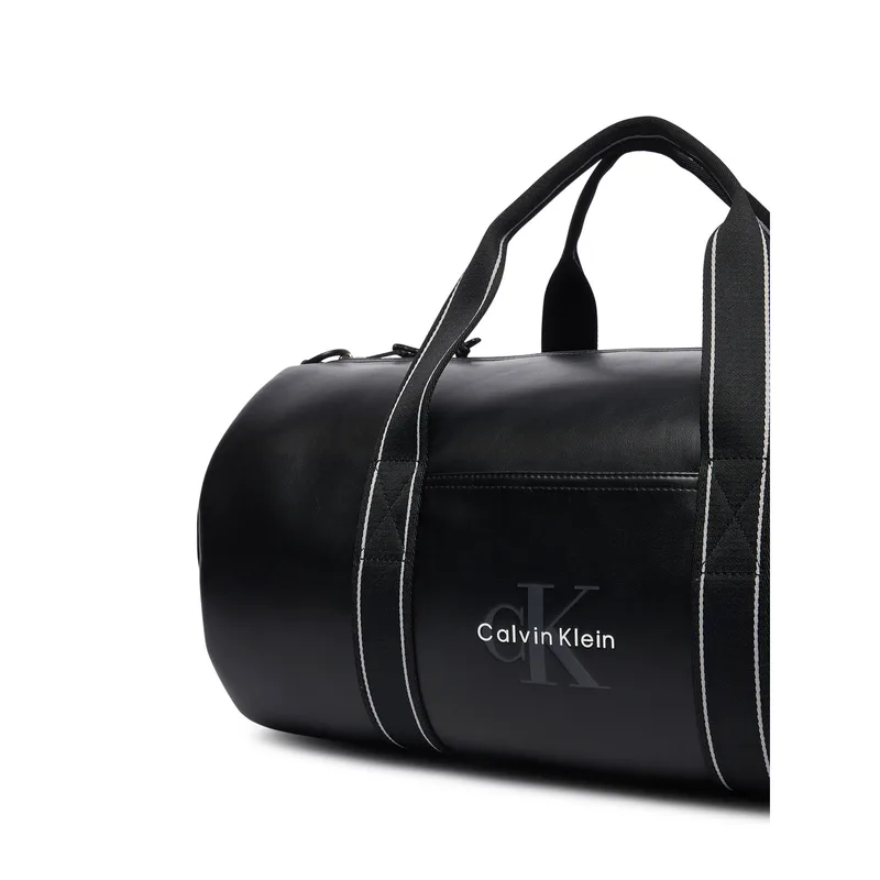 Σάκος Calvin Klein Bold Logo Webbing Weekender LV04D3461G Μαύρο