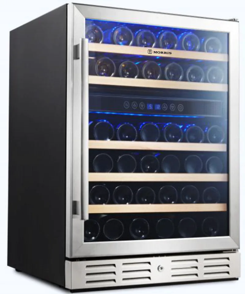 MORRIS MFC46203 ΨΥΚΤΗΣ ΚΡΑΣΙΩΝ ME INOX ΠΟΡΤΑ 46203