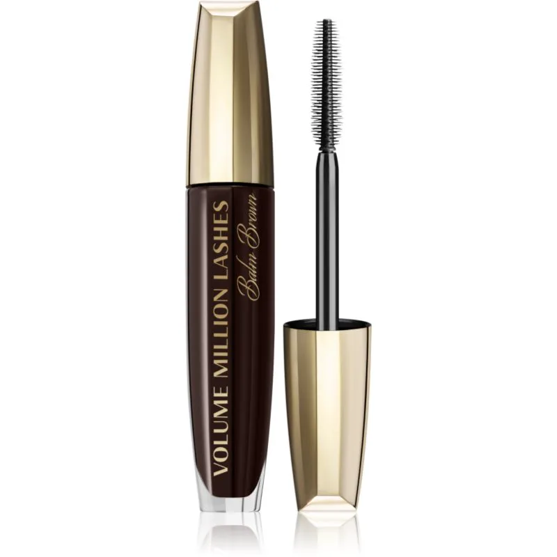 L’Oréal Paris Volume Million Lashes Balm Brown μάσκαρα για όγκο και φροντίδα απόχρωση Brown 8.6 ml