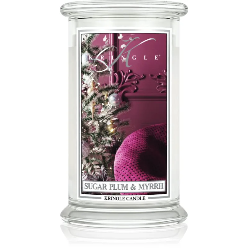 Kringle Candle Sugar Plum & Myrrh αρωματικό κερί 624 γρ