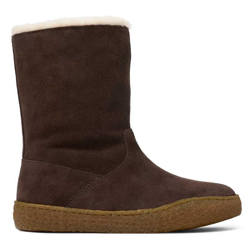 CAMPER Peu Terreno - Μπότες Για Γυναικεία - Καφέ, Μέγεθος 39, Suede