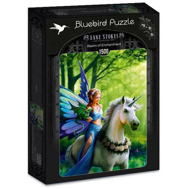 70440 Bluebird Puzzle:Anne Stokes - Realm of Enchantment - 1500τεμ.