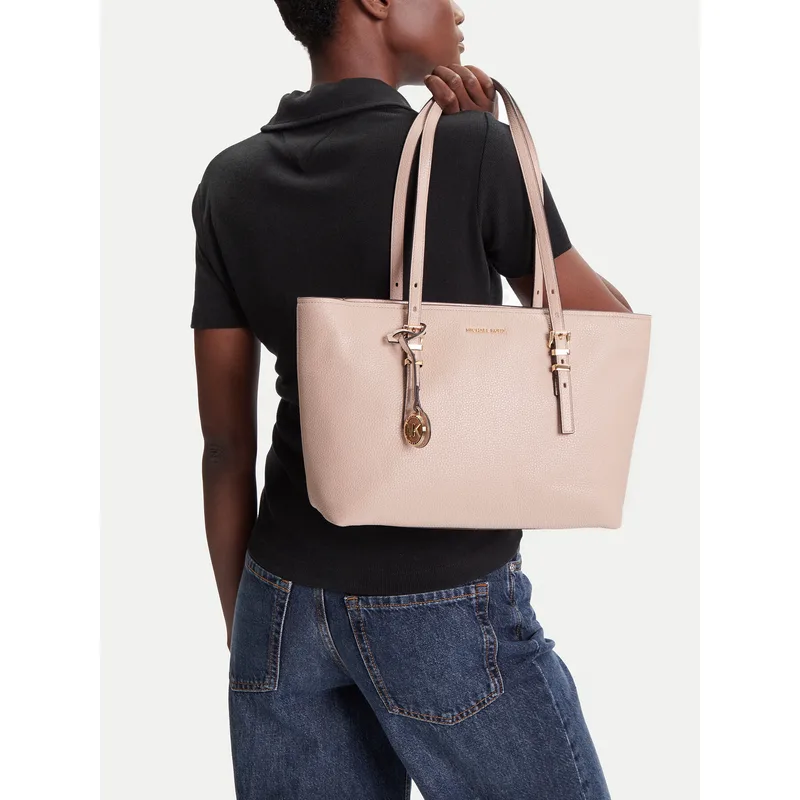 Τσάντα MICHAEL Michael Kors Quinn 30T5GQNT2L Ροζ