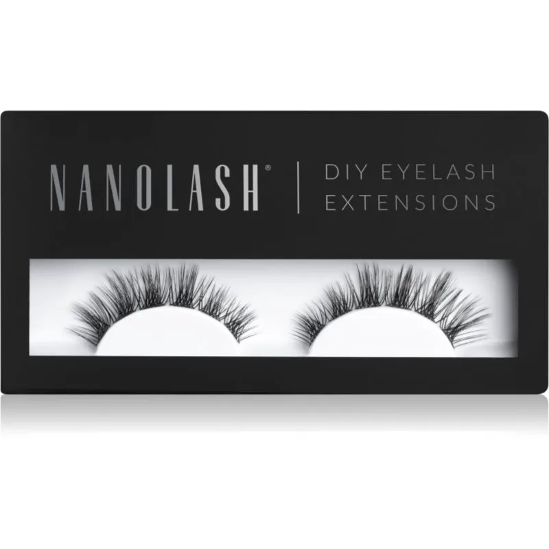 Nanolash DIY Eyelash Extensions αυτοκόλητες βλεφαρίδες σε τουφάκια χωρίς κόμπο Harmony 36 τμχ