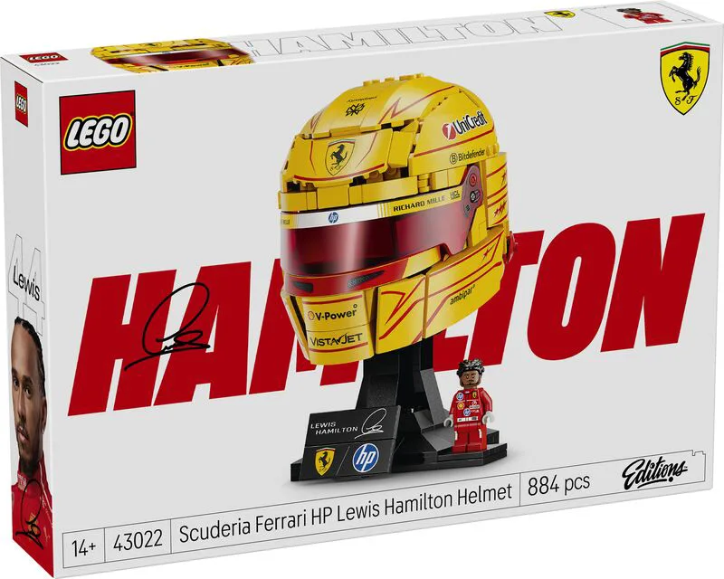 LEGO® Editions Scuderia Ferrari HP Lewis Hamilton Helmet (43022)