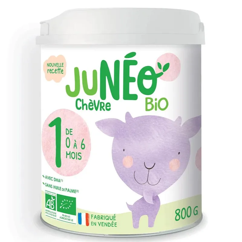 Juneo Organic Goat's Milk For Babies 1st Age from 0 to 6 Months 800g