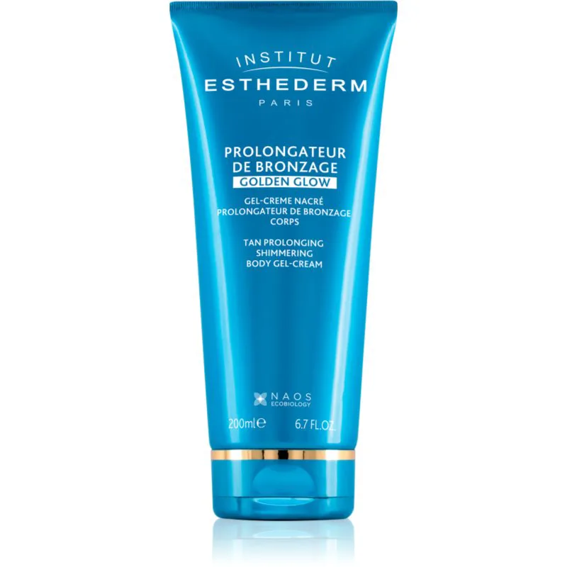Institut Esthederm Tan Prolonging Golden Glow λαμπρυντικό τζελ κρέμα για αύξηση της διαρκείας του μαυρίσματος 200 ml