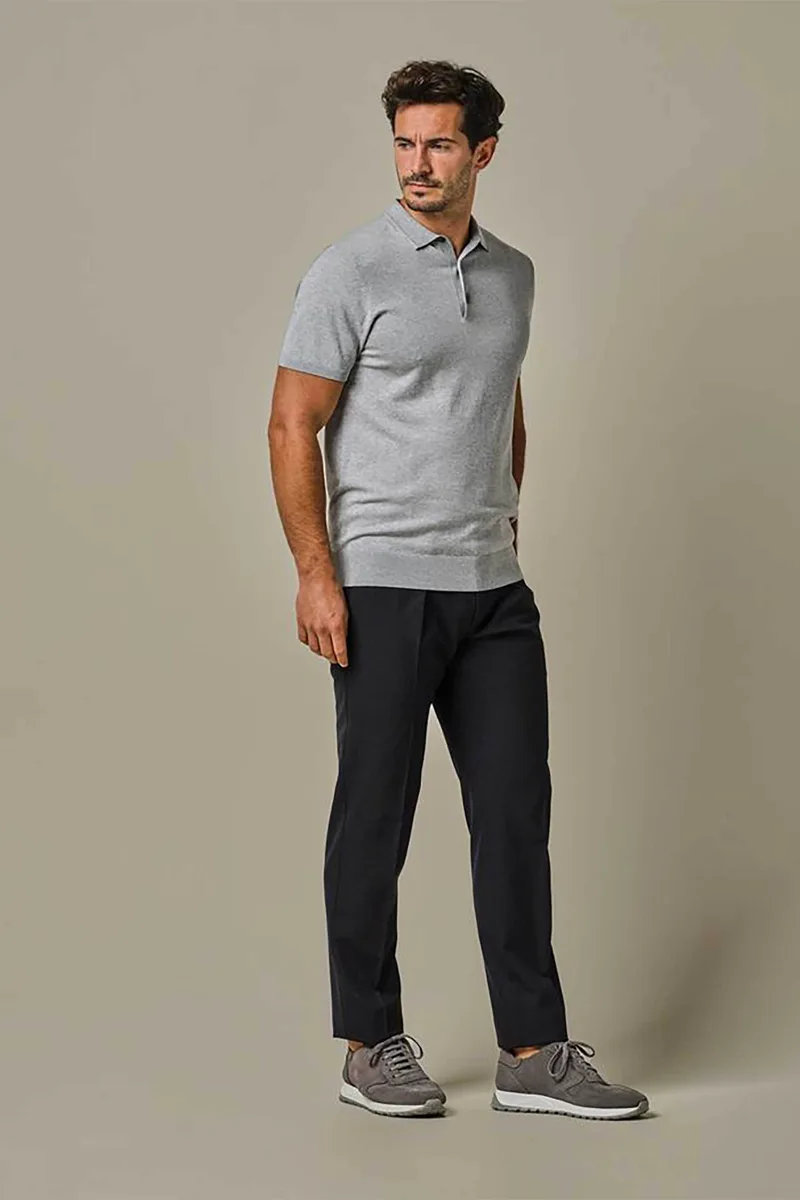 Profuomo ανδρικό παντελόνι Relaxed Fit - PP2Q00005A Σκούρο Μπλε