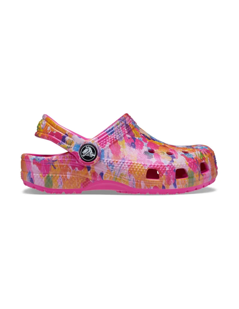 Crocs Παιδικά Σαμπό Θαλάσσης Classic Hyper Real Clog 208451-90H Φούξια