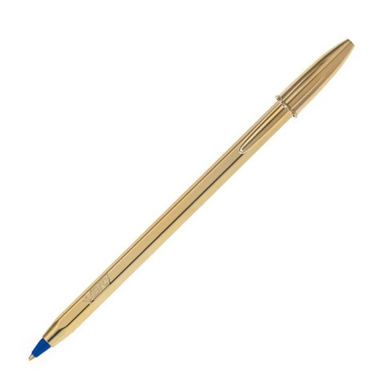 Bic Στυλό Ballpoint 1.0mm με Μπλε Mελάνι Χρυσό