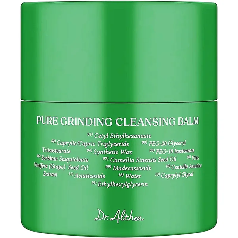 Dr. Althea Pure Grinding Cleansing Balm Καταπραϋντικό Βάλσαμο Καθαρισμού Προσώπου Εμπλουτισμένο με Έλαιο Σπόρων Πράσινου Τσαγιού, Μαδεκασοσίδη & Πανθενόλη Κατάλληλο για Ευαίσθητες Επιδερμίδες 50ml