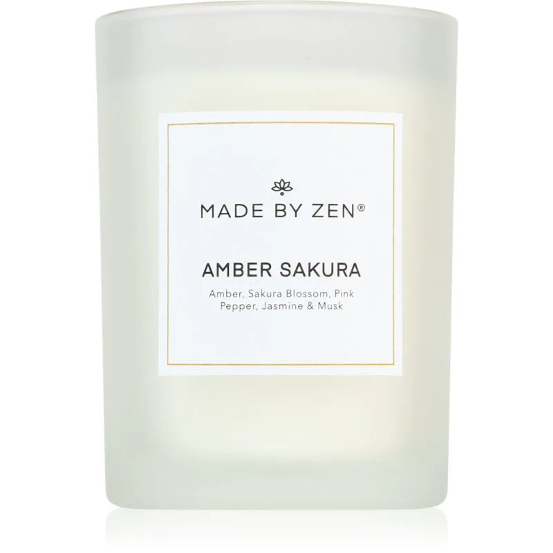 MADE BY ZEN Amber Sakura αρωματικό κερί 250 γρ