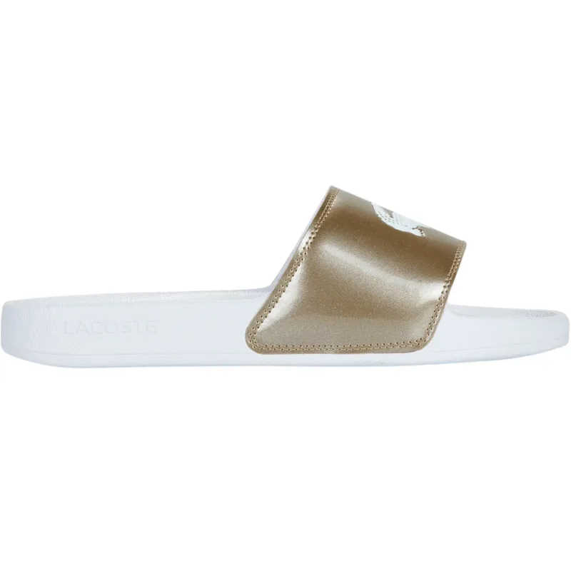 Γυναικείες Παντόφλες Slides Lacoste 751CFA0036K78 Χρυσές