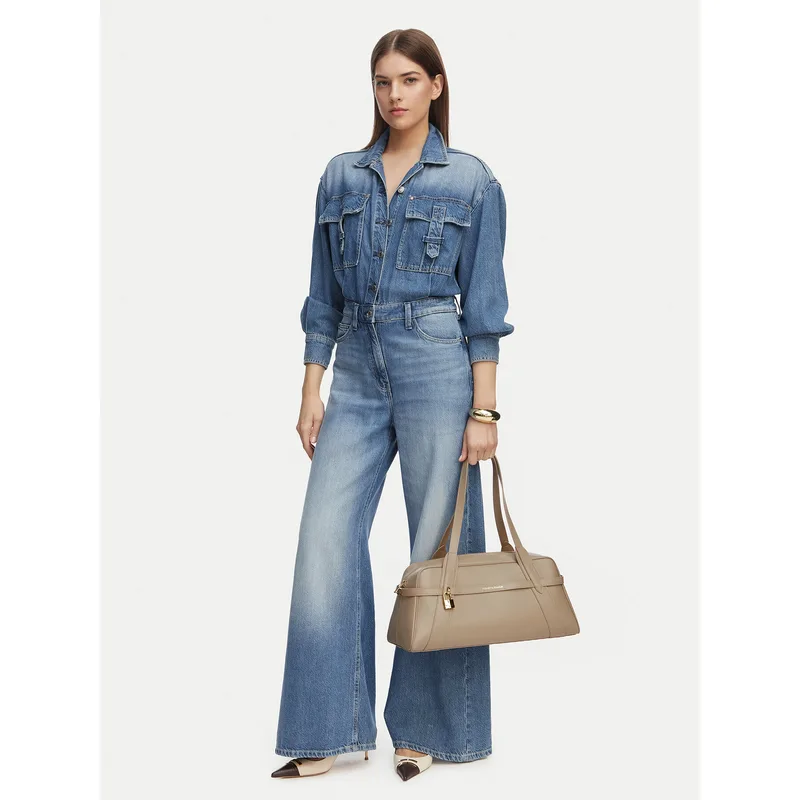 Τσάντα Elisabetta Franchi BS-31N-62E2-V1000 Σκούρο μπεζ