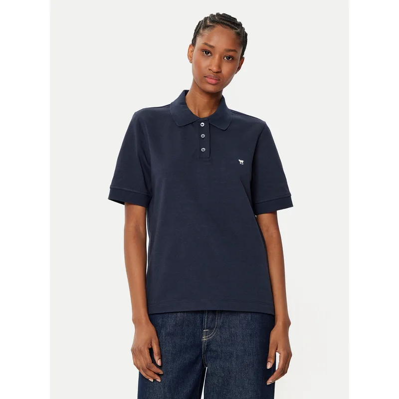 Weekend Max Mara Polo Scena 2515951011 Σκούρο μπλε Regular Fit