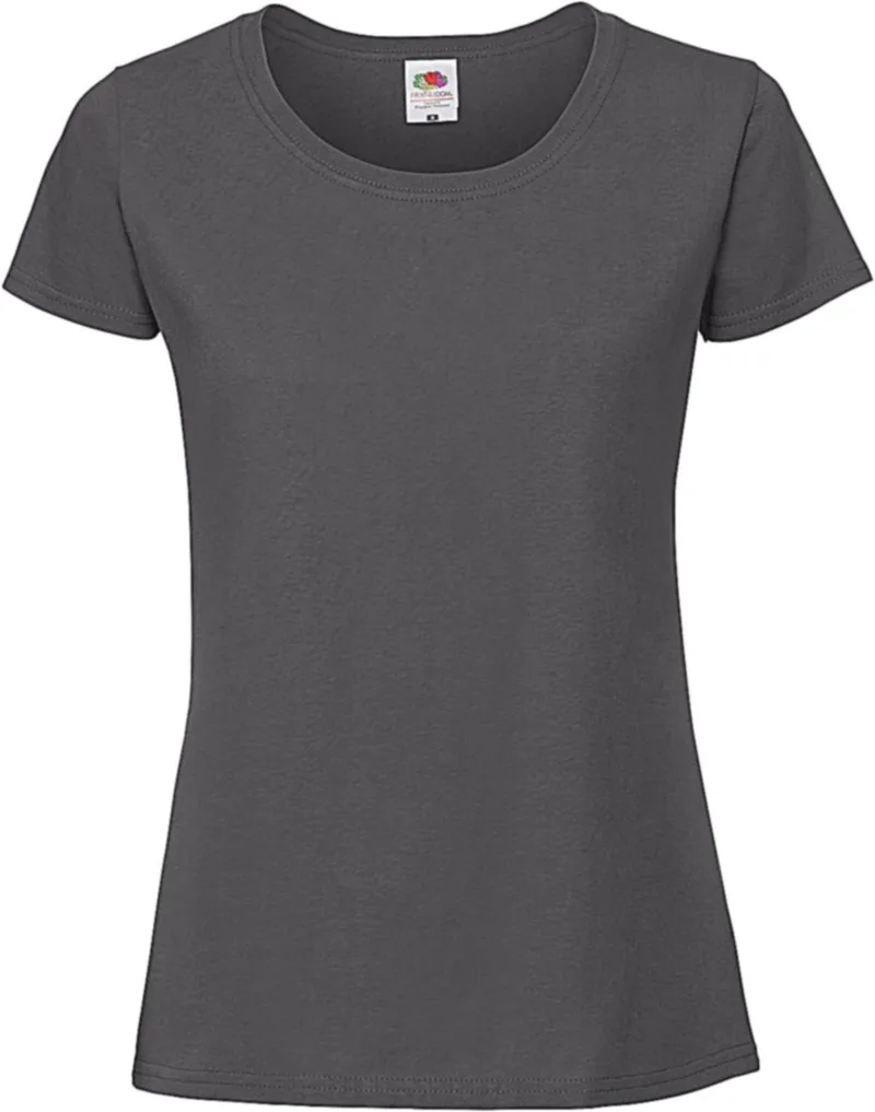 Γυναικειο Μπλουζακι Ringspun Premium T Fruit of the Loom 61-424-0 Light Graphite