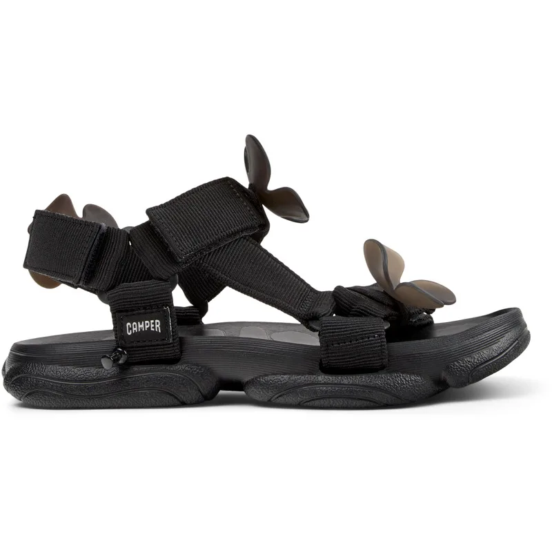 CAMPER Karst Sandal - Πέδιλα Για Γυναικεία - Μαύρο, Μέγεθος 39, Cotton fabric