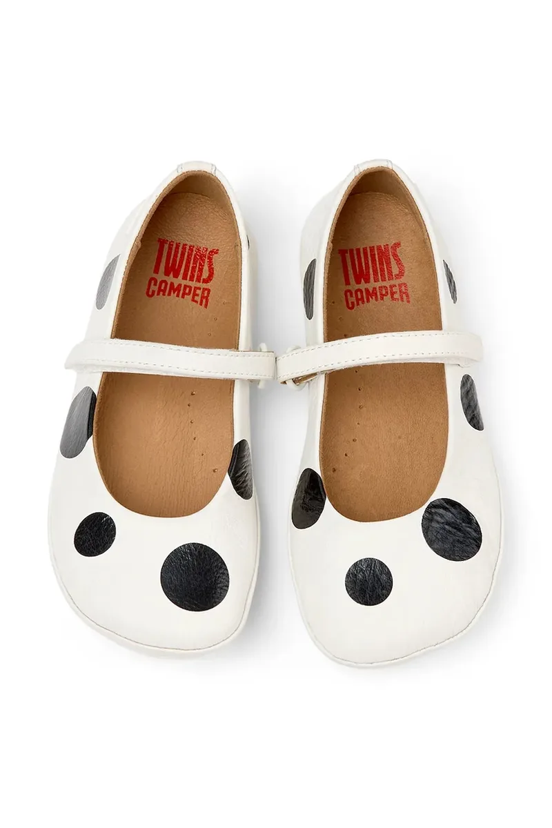 Camper Δερμάτινες μπαλαρίνες για παιδιά Camper TWS Kids