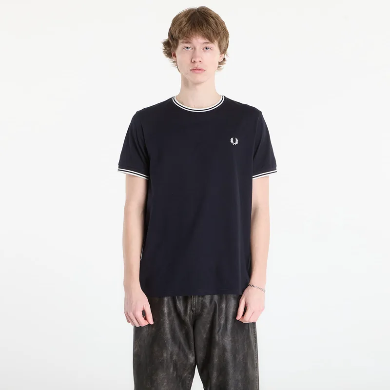 T-shirt FRED PERRY Twin Tipped T-Shirt Navy M