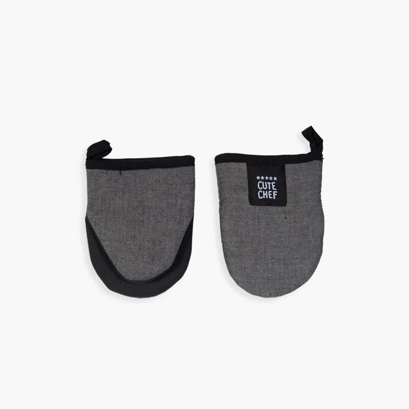Γάντια Κουζίνας (Σετ 2τμχ) Nef-Nef Homeware Lorin Black