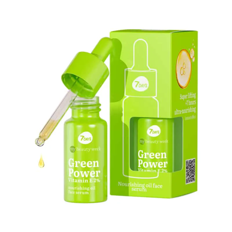 7DAYS MB Green Vitamin E Nourish Oil Face Serum
