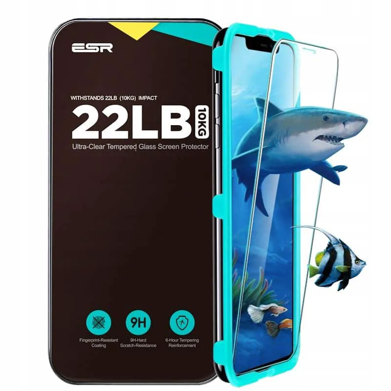 ESR Premium Quality Tempered Glass iPhone Xs Max (With Easy Installation Frame)
