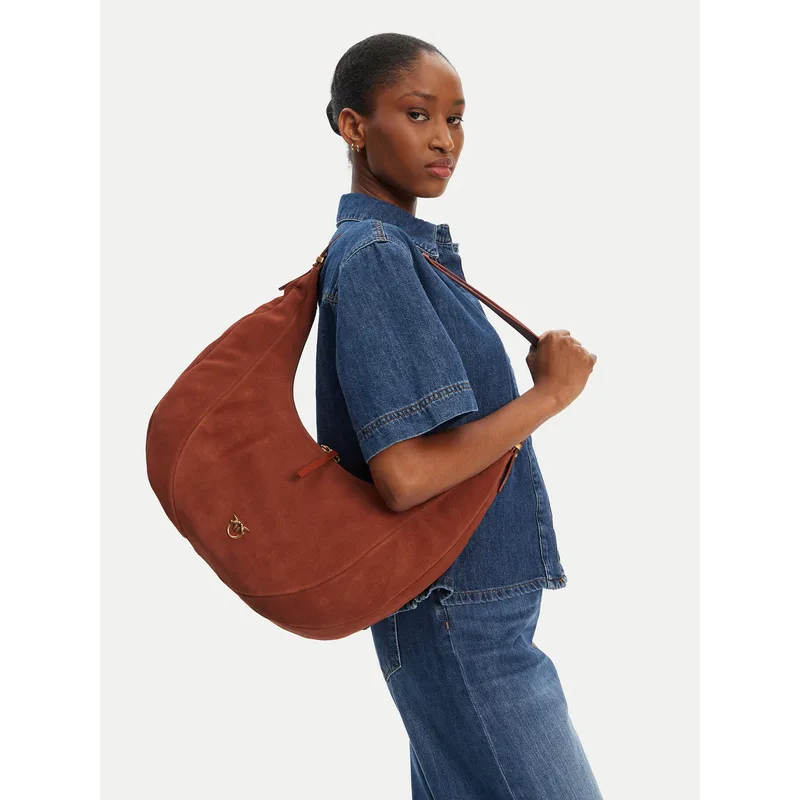 Τσάντα PINKO Slouchy Hobo Big PE 25 PLTT 104295 A29N Καφέ