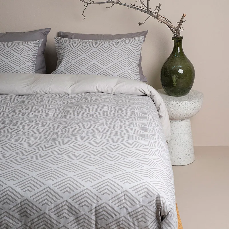 Παπλωματοθήκη Μεμονωμένη Μονή 170X250 Sunshine Cotton Feelings 2048 Grey (170x250)