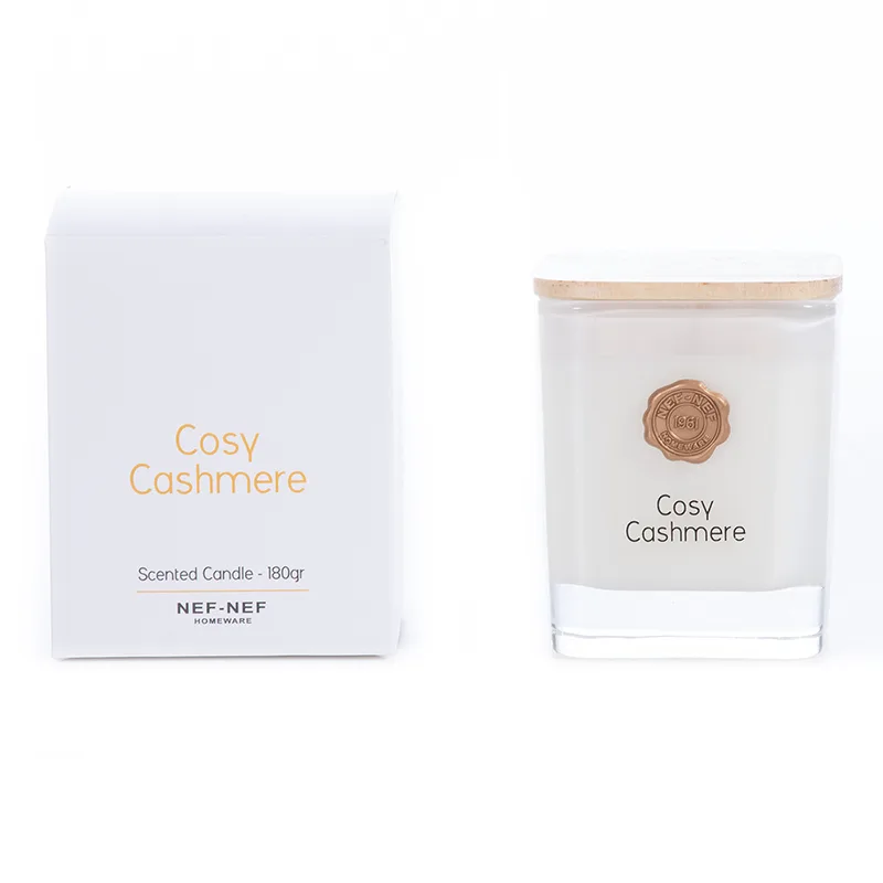 Αρωματικό Κερί Cosy Cashmere 180Gr White Nef Nef