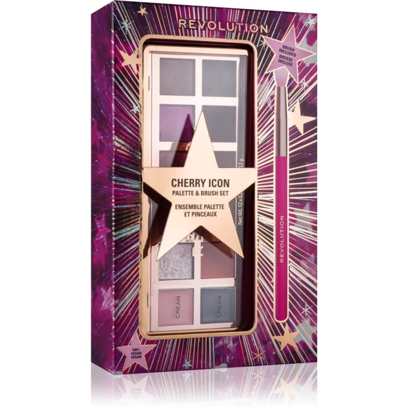 Revolution Makeup set Cherry Icon σετ δώρου Τα μάτια