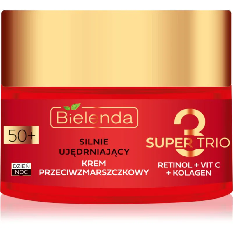 Bielenda Super Trio συσφικτική κρέμα ενάντια στις ρυτίδες 50+ 50 μλ