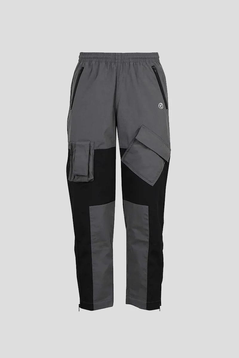 BILLIONAIRE BOYS CLUB Ανδρικό Γκρι Panelled Shell Track Pants