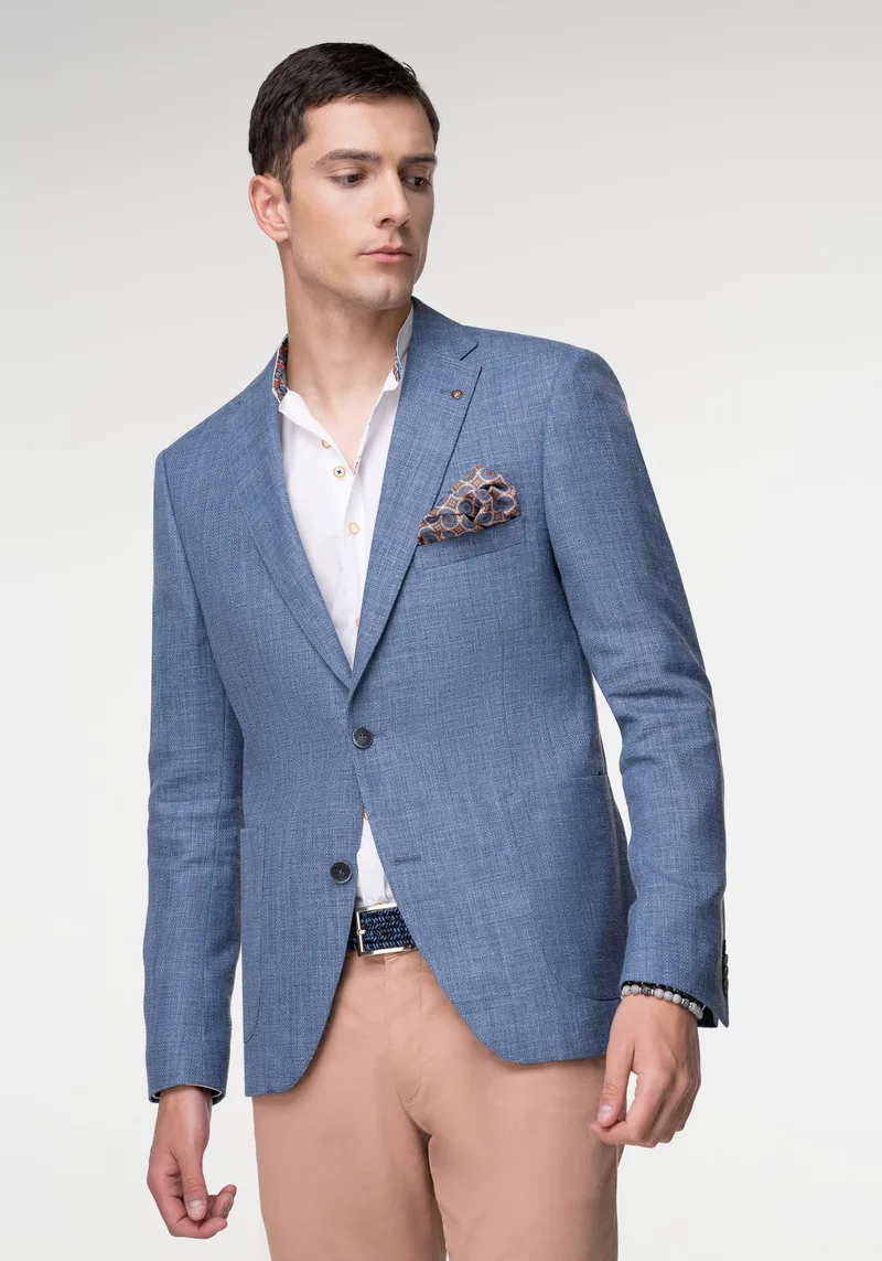 Fragosto Σακάκι Blazer της σειράς Bras - FRB23 3826 020 022 Ciel