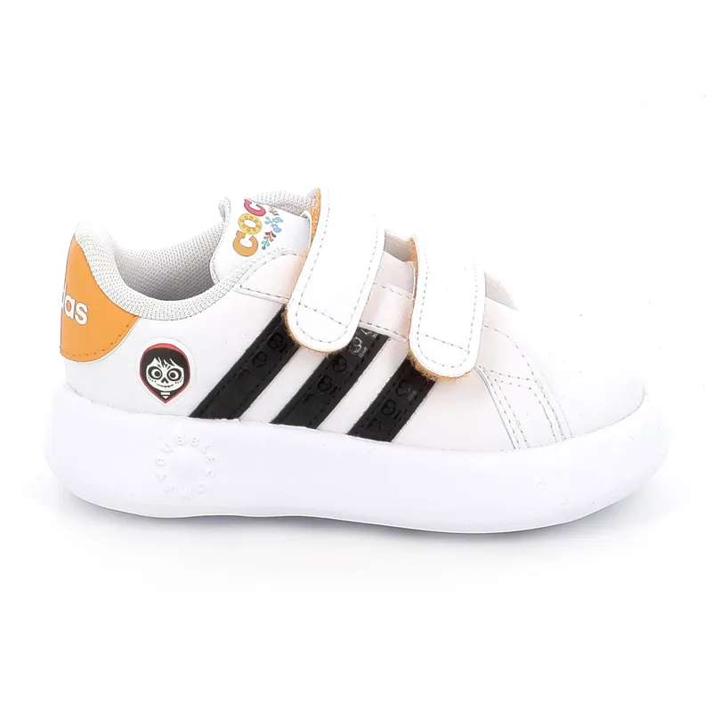 Παιδικό Αθλητικό Παπούτσι για Αγόρι Adidas Grand Court Coco Χρώματος Λευκό JR5625
