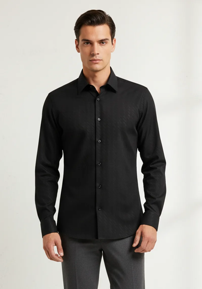 Karl Lagerfeld Shirt της σειράς Monogram - 605000 554668 999 Black
