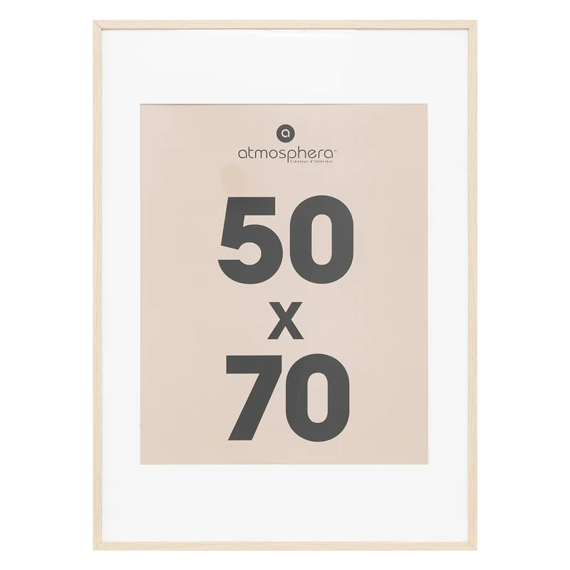 Κορνίζα (50x70) A-S Manu Μπεζ 206460C
